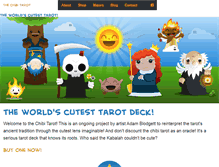 Tablet Screenshot of chibitarot.com